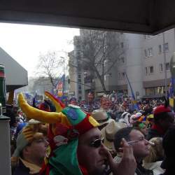 2005: 7.2.: Rosenmontag, Umzug in Mainz