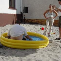 2003: 12.07. Beachparty der Kerweborsch vum Donauschwabenhof vor der Kibar