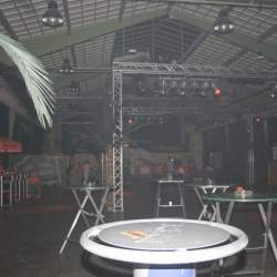 2005, 15.10.: Beachparty in der Wagenhalle Griesheim