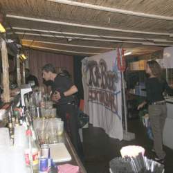 2005, 15.10.: Beachparty in der Wagenhalle Griesheim