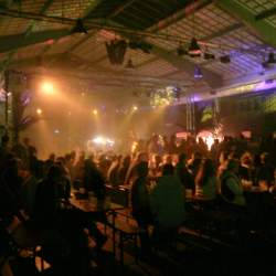 2005, 15.10.: Beachparty in der Wagenhalle Griesheim