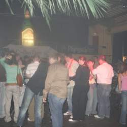2005, 15.10.: Beachparty in der Wagenhalle Griesheim