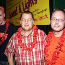 2005, 15.10.: Beachparty in der Wagenhalle Griesheim