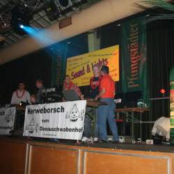 2005, 15.10.: Beachparty in der Wagenhalle Griesheim