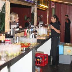 2005, 15.10.: Beachparty in der Wagenhalle Griesheim