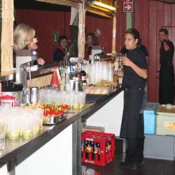 2005, 15.10.: Beachparty in der Wagenhalle Griesheim