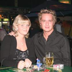 2005, 15.10.: Beachparty in der Wagenhalle Griesheim