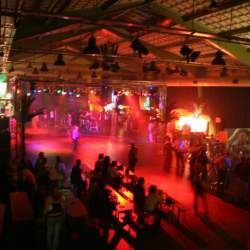 2005, 15.10.: Beachparty in der Wagenhalle Griesheim