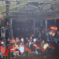 2005, 15.10.: Beachparty in der Wagenhalle Griesheim