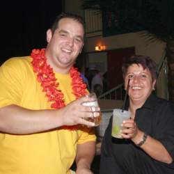 2005, 15.10.: Beachparty in der Wagenhalle Griesheim