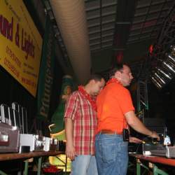 2005, 15.10.: Beachparty in der Wagenhalle Griesheim