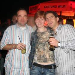 2005, 15.10.: Beachparty in der Wagenhalle Griesheim