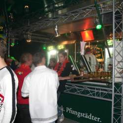 2005, 15.10.: Beachparty in der Wagenhalle Griesheim