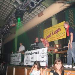 2005, 15.10.: Beachparty in der Wagenhalle Griesheim