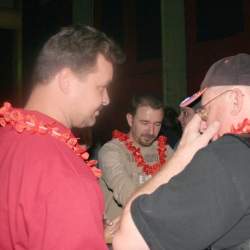 2005, 15.10.: Beachparty in der Wagenhalle Griesheim