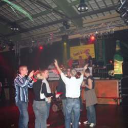 2005, 15.10.: Beachparty in der Wagenhalle Griesheim