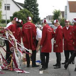 Kerb 2008 in Griesheim: Baumstellen am Donauschwabenhof