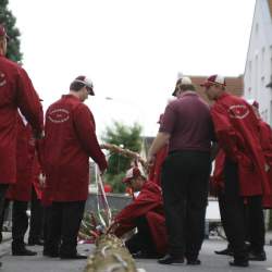 Kerb 2008 in Griesheim: Baumstellen am Donauschwabenhof