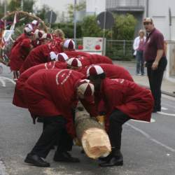 Kerb 2008 in Griesheim: Baumstellen am Donauschwabenhof