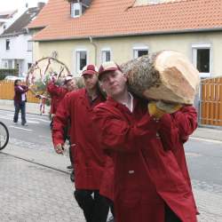 Kerb 2008 in Griesheim: Baumstellen am Donauschwabenhof