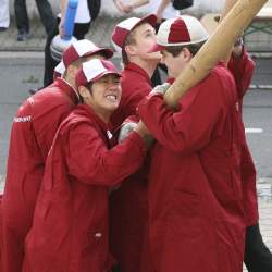 Kerb 2008 in Griesheim: Baumstellen am Donauschwabenhof