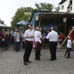 Kerb 2008 in Griesheim: Baumstellen am Donauschwabenhof