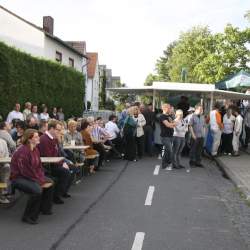 Kerb 2008 in Griesheim: Baumstellen am Donauschwabenhof