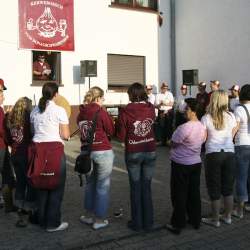 Kerb 2008 in Griesheim: Baumstellen am Donauschwabenhof