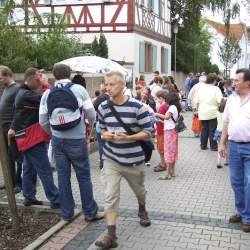 Kerb 2008 in Griesheim: Baumstellen am Donauschwabenhof