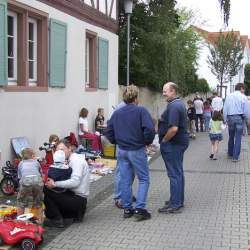 Kerb 2008 in Griesheim: Baumstellen am Donauschwabenhof