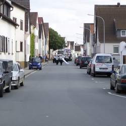 Kerb 2008 in Griesheim: Baumstellen am Donauschwabenhof