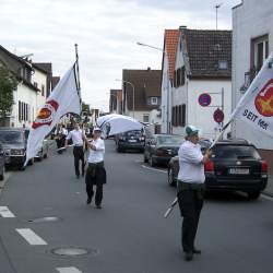 Kerb 2008 in Griesheim: Baumstellen am Donauschwabenhof