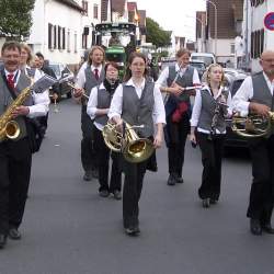 Kerb 2008 in Griesheim: Baumstellen am Donauschwabenhof