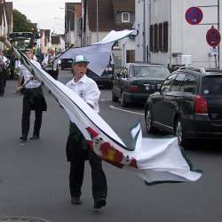 Kerb 2008 in Griesheim: Baumstellen am Donauschwabenhof