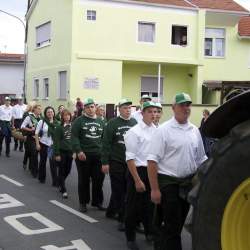 Kerb 2008 in Griesheim: Baumstellen am Donauschwabenhof