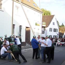 Kerb 2008 in Griesheim: Baumstellen am Donauschwabenhof