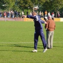 Uwe Allmann beim Aufwärmen