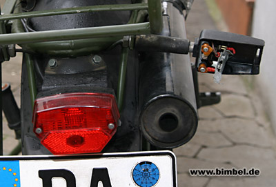 Blinker der Hercules Military hinten